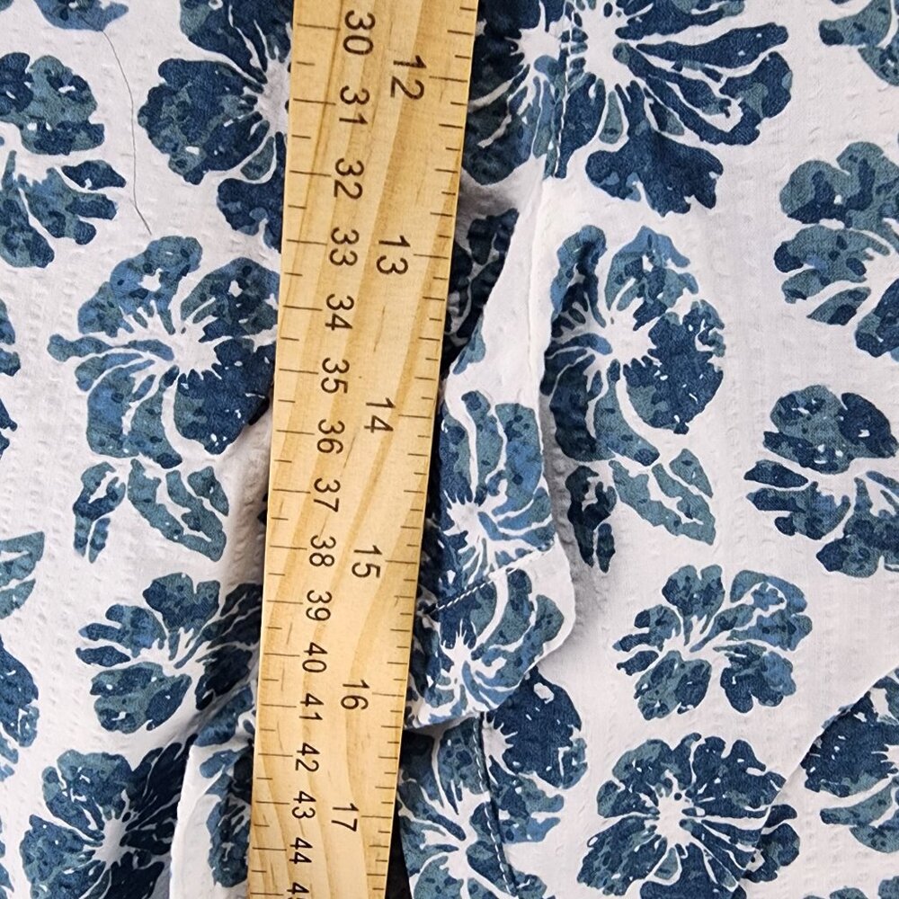 Jachs Shorts Mens 44 White & Blue Floral Print Mid Rise Flat Front *NWT* - Picture 6 of 12